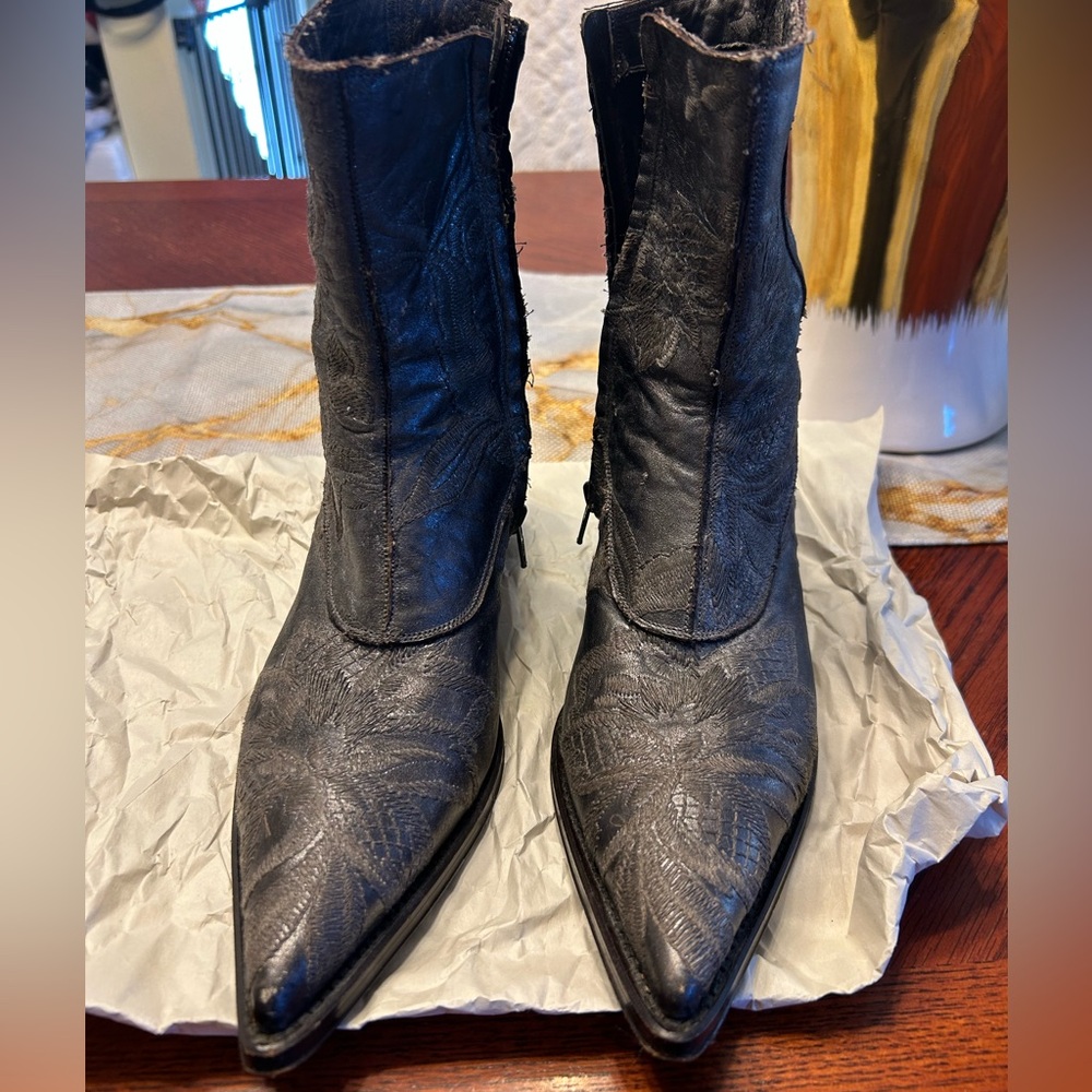 Gianni Barbato gray black Leather Shoes